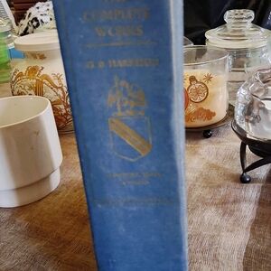 SHAKEPEARE. THE COMPLETE WORKS Classic Blue Decorative Book Accent - Blue